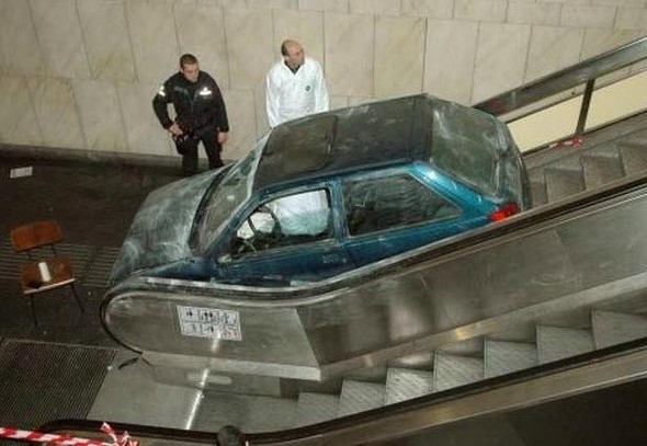 Trafikte şaşırtan görüntüler 20