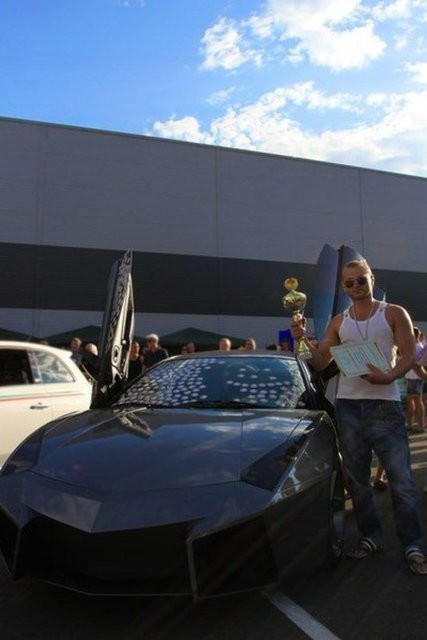 Evinde Lamborghini yaptı 46