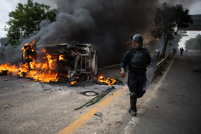 Meksika'da eğitim reformu protestosu 1