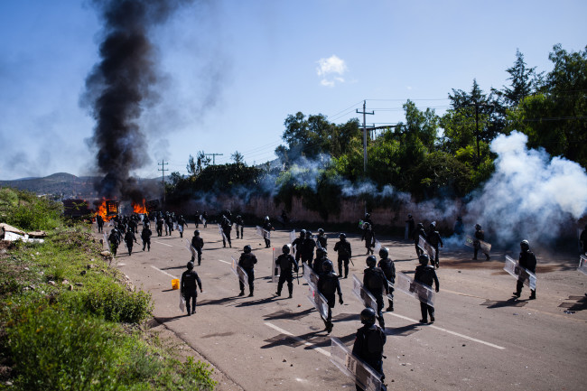 Meksika'da eğitim reformu protestosu 15