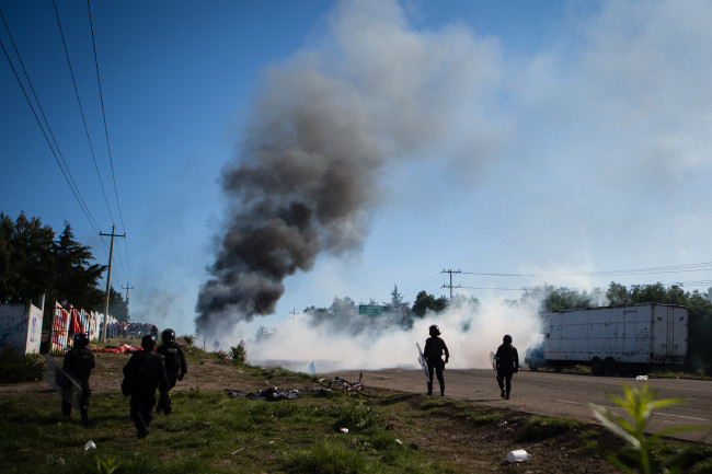 Meksika'da eğitim reformu protestosu 17