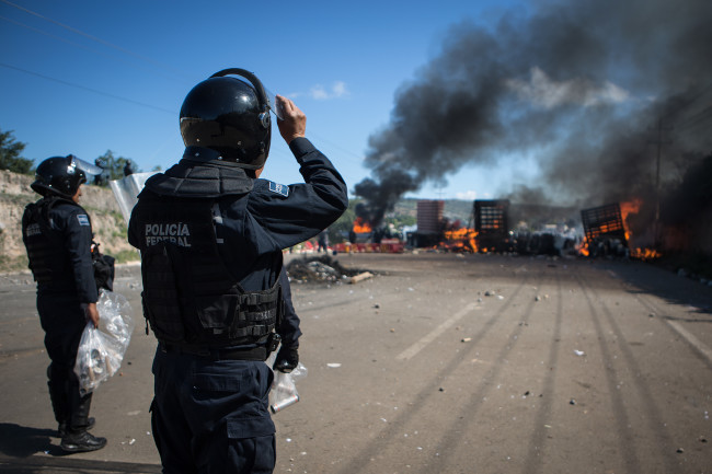 Meksika'da eğitim reformu protestosu 18