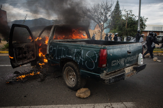Meksika'da eğitim reformu protestosu 3