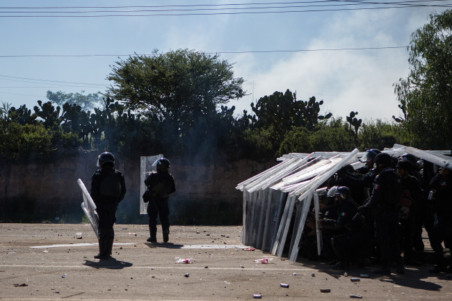 Meksika'da eğitim reformu protestosu 5