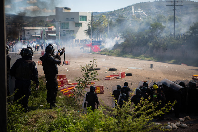 Meksika'da eğitim reformu protestosu 6