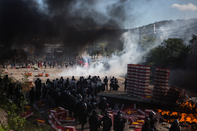 Meksika'da eğitim reformu protestosu 7