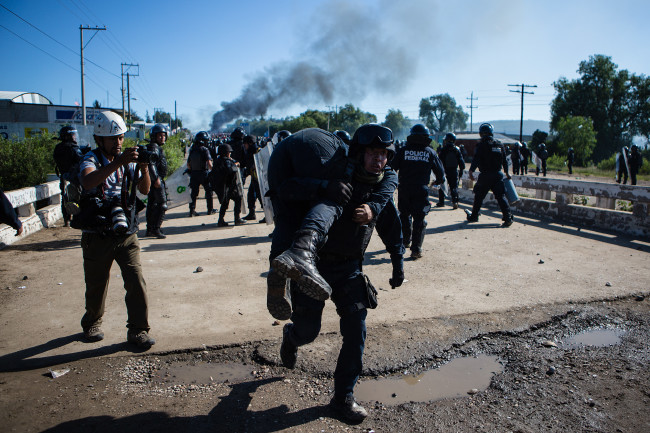 Meksika'da eğitim reformu protestosu 8