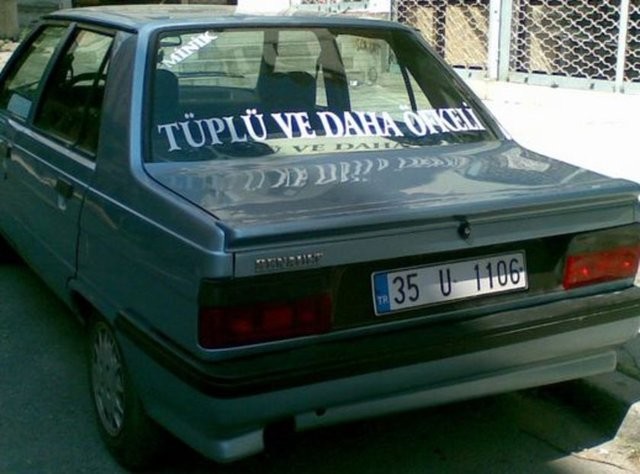 Sadece bizim millete özgü araba arkası yazıları 28