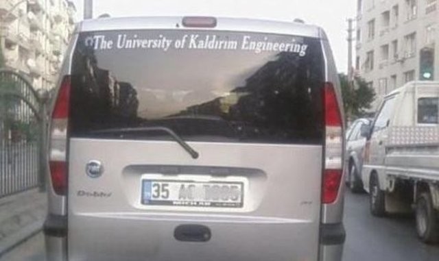 Sadece bizim millete özgü araba arkası yazıları 10