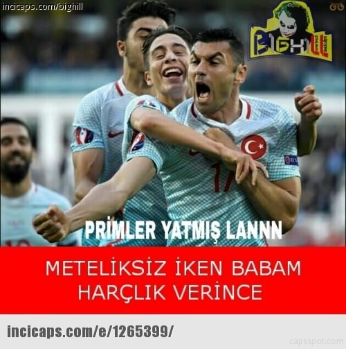 Çek Cumhuriyeti - Türkiye maçı sonrası capsler 2