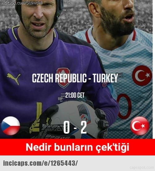 Çek Cumhuriyeti - Türkiye maçı sonrası capsler 25