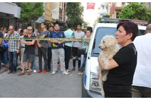 Sokak ortasında dehşet görüntü 3