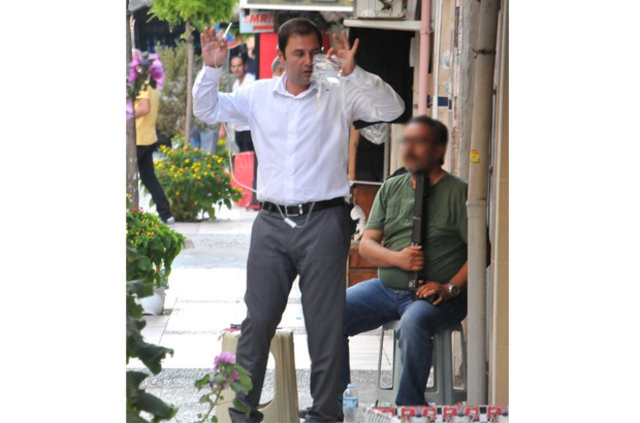 Sokak ortasında dehşet görüntü 4