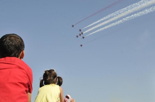 Türk Yıldızları'nın gösterisi nefes kesti 4