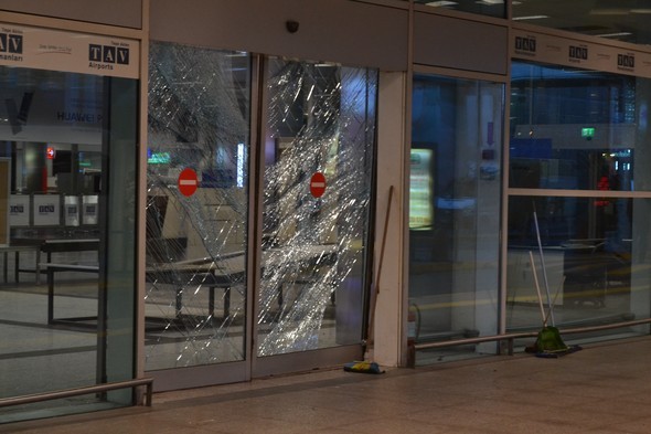 Patlamanın ardından Atatürk Havalimanı'nda bu sabah 6