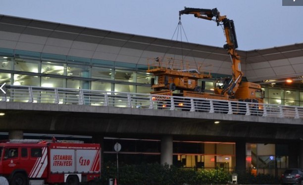Patlamanın ardından Atatürk Havalimanı'nda bu sabah 8