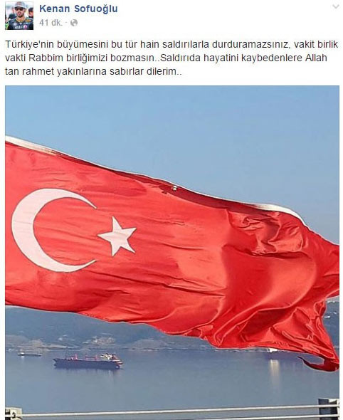 Ünlülerden İstanbul saldırısı paylaşımları 19