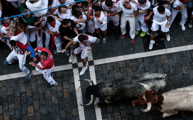 San Fermin festivalinde ilginç anlar 1