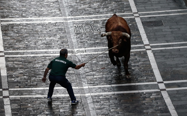 San Fermin festivalinde ilginç anlar 10