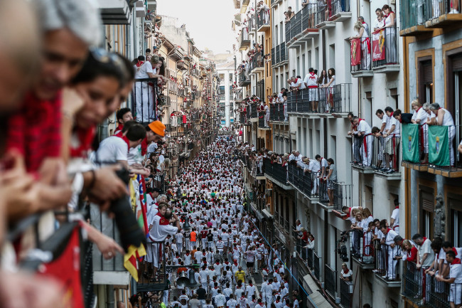 San Fermin festivalinde ilginç anlar 12