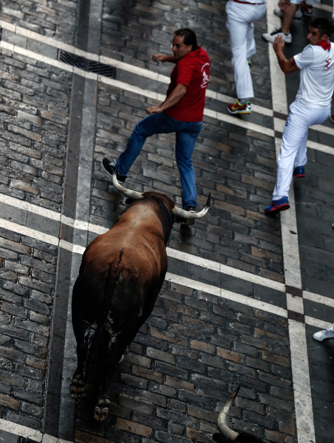San Fermin festivalinde ilginç anlar 13