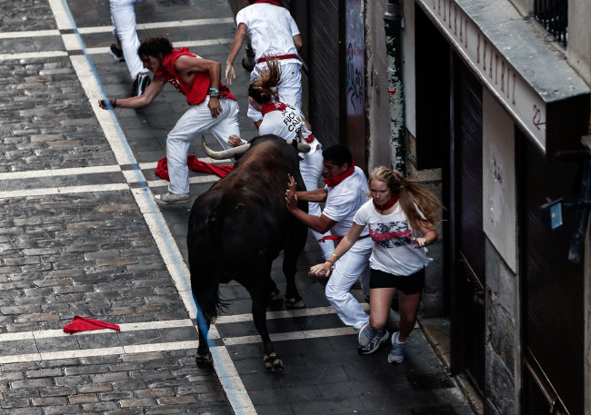 San Fermin festivalinde ilginç anlar 15