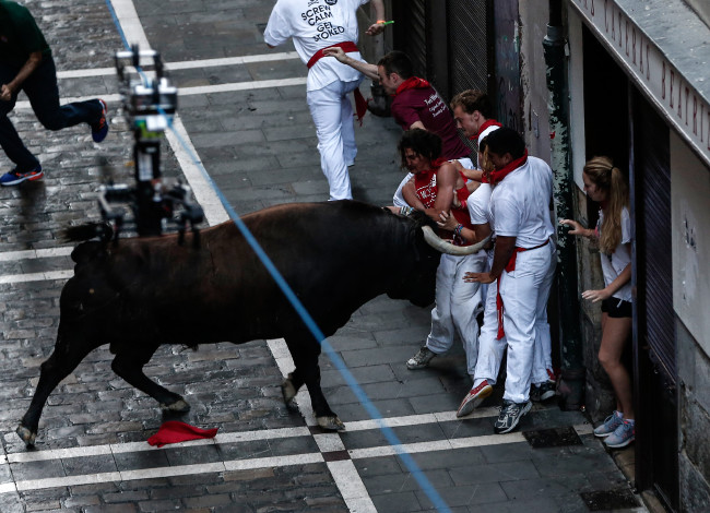 San Fermin festivalinde ilginç anlar 17