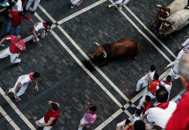 San Fermin festivalinde ilginç anlar 18
