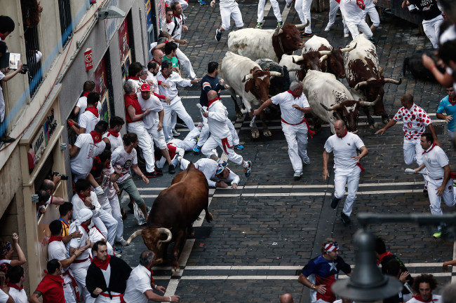 San Fermin festivalinde ilginç anlar 19