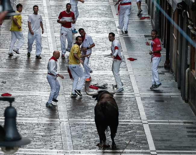 San Fermin festivalinde ilginç anlar 2