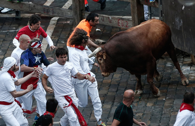 San Fermin festivalinde ilginç anlar 20