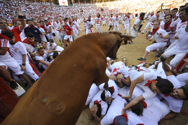 San Fermin festivalinde ilginç anlar 29