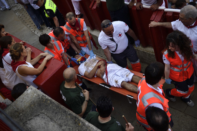 San Fermin festivalinde ilginç anlar 37