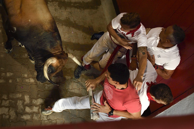 San Fermin festivalinde ilginç anlar 38
