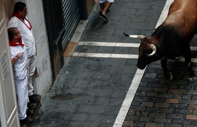 San Fermin festivalinde ilginç anlar 6