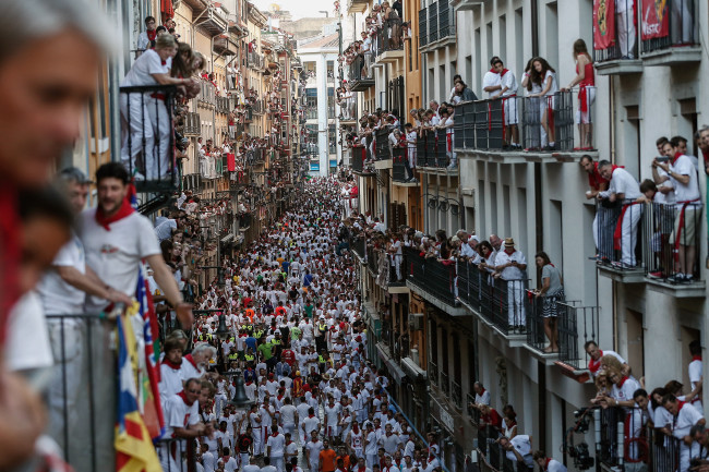 San Fermin festivalinde ilginç anlar 7