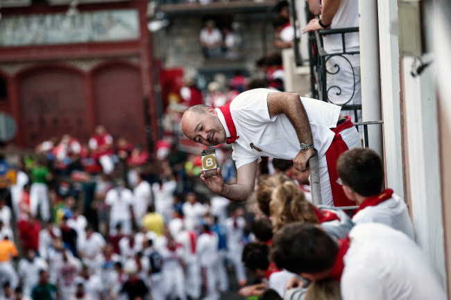 San Fermin festivalinde ilginç anlar 8