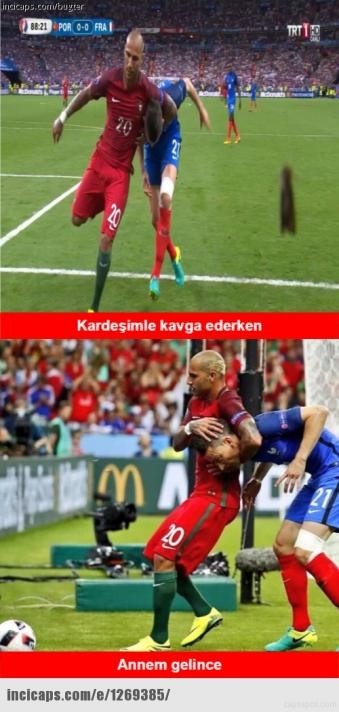 Fransa Portekiz capsleri sosyal medyayı salladı 36
