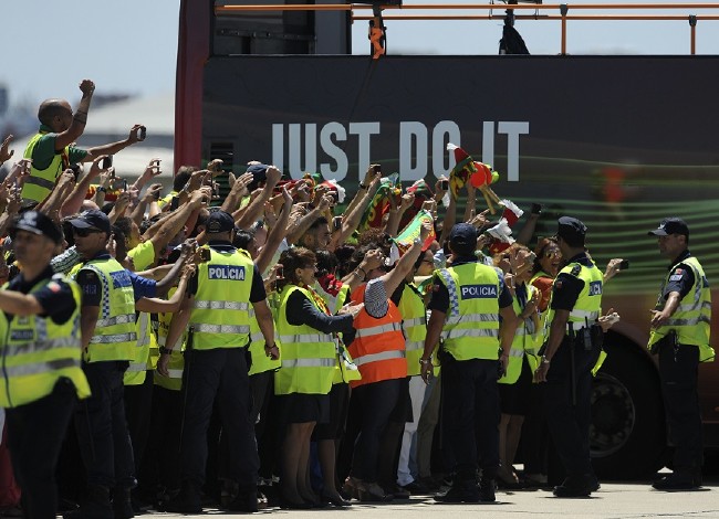 Şampiyona coşkulu karşılama 19