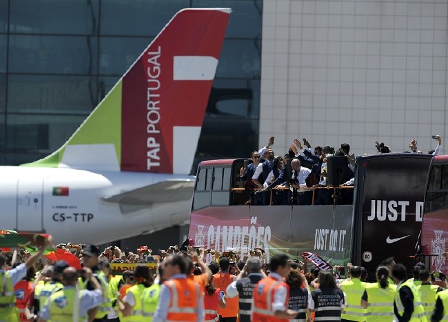 Şampiyona coşkulu karşılama 2