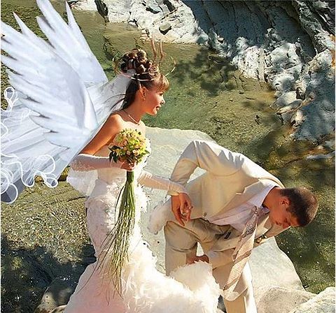 Dünyanın en ilginç düğün fotoğrafları 9