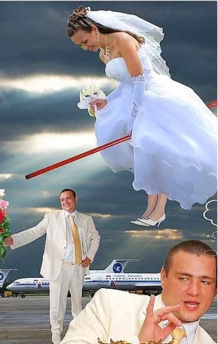 Dünyanın en ilginç düğün fotoğrafları 14