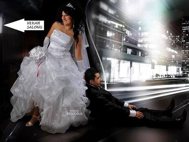 Dünyanın en ilginç düğün fotoğrafları 3