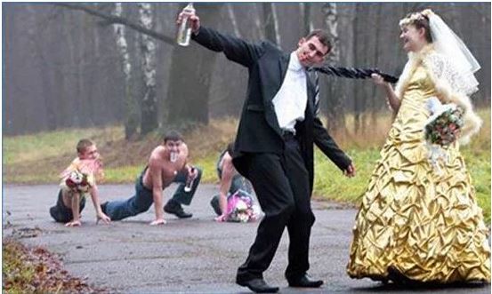 Dünyanın en ilginç düğün fotoğrafları 4