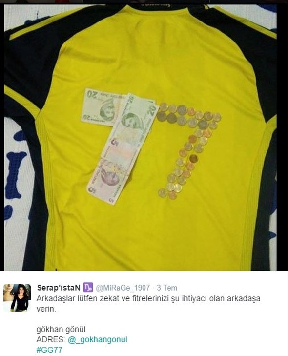 Fenerbahçeli taraftarlardan Gökhan Gönül'e 'para' tepkisi 4
