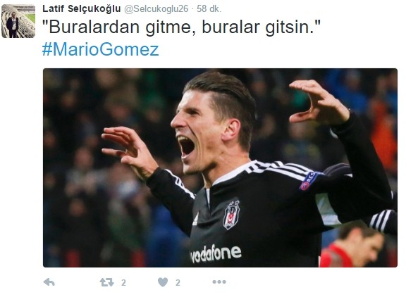 Mario Gomez'e yazılmış en iyi 20 veda tweet'i 1
