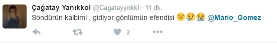 Mario Gomez'e yazılmış en iyi 20 veda tweet'i 11