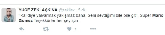 Mario Gomez'e yazılmış en iyi 20 veda tweet'i 13
