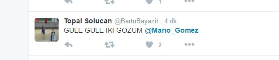 Mario Gomez'e yazılmış en iyi 20 veda tweet'i 14