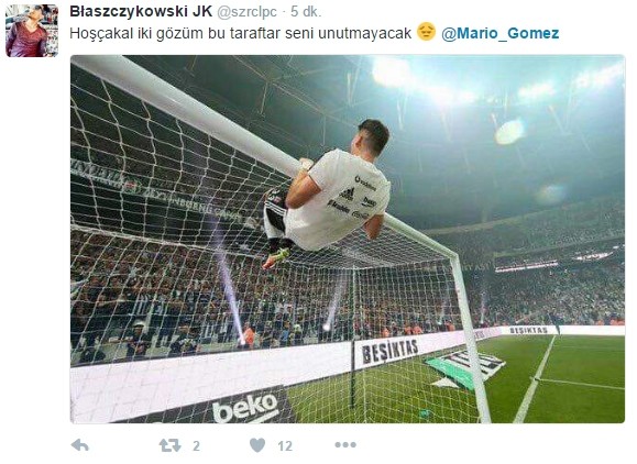 Mario Gomez'e yazılmış en iyi 20 veda tweet'i 19